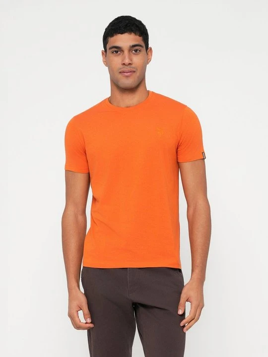 Zdjęcie produktu T-shirt basic U.S. POLO ASSN. pomarańczowy