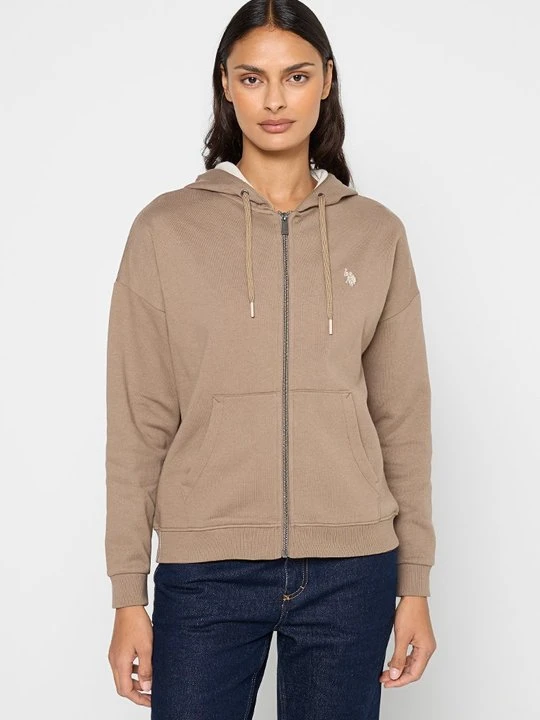 Zdjęcie produktu T-shirt basic U.S. POLO ASSN. jasny brąz