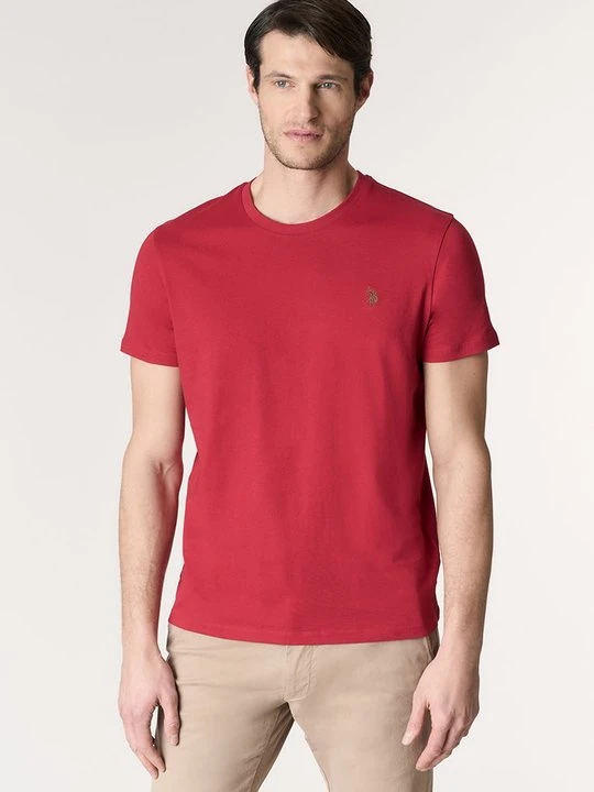 Zdjęcie produktu T-shirt basic U.S. POLO ASSN. czerwony