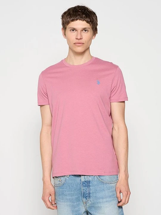 Zdjęcie produktu T-shirt basic U.S. POLO ASSN. jasnoróżowy