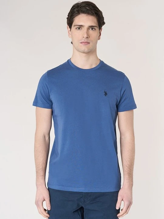 Zdjęcie produktu T-shirt basic U.S. POLO ASSN. błękit królewski