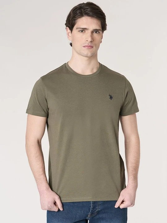 Zdjęcie produktu T-shirt basic U.S. POLO ASSN. ciemnozielony