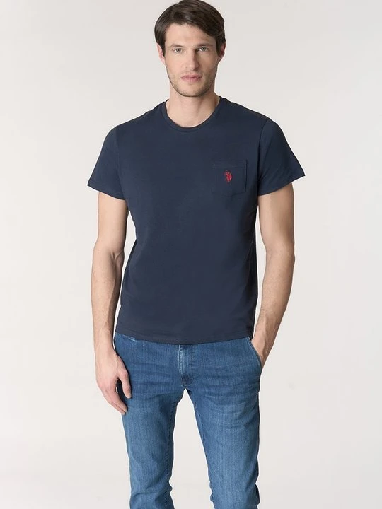 Zdjęcie produktu T-shirt basic U.S. POLO ASSN. niebieski