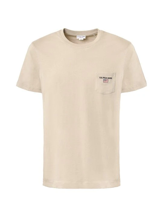 Zdjęcie produktu T-shirt basic U.S. POLO ASSN. beżowy