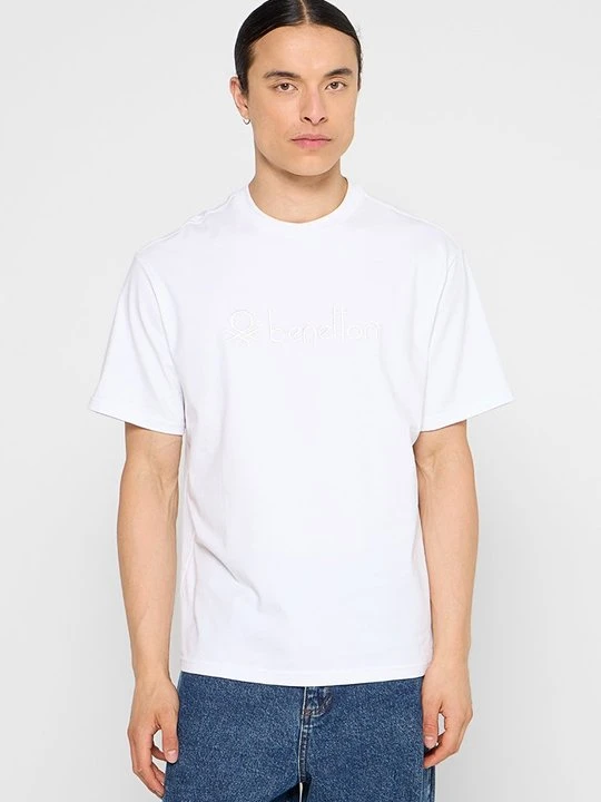 Zdjęcie produktu T-shirt basic United Colors Of Benetton biały