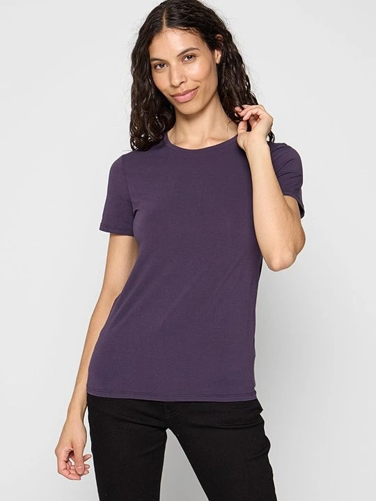 Zdjęcie produktu T-shirt basic United Colors Of Benetton fioletowy
