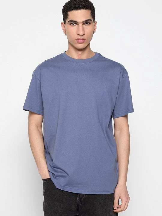 Zdjęcie produktu T-shirt basic Mister Tee niebieski