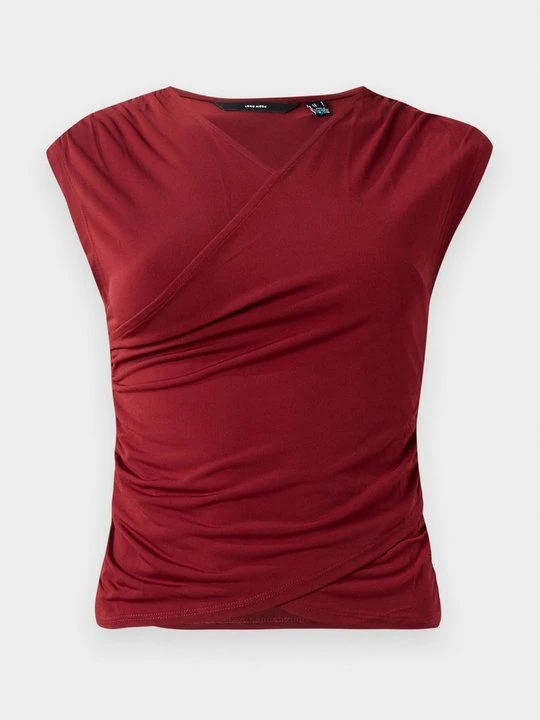 Zdjęcie produktu T-shirt basic Vero Moda czerwony
