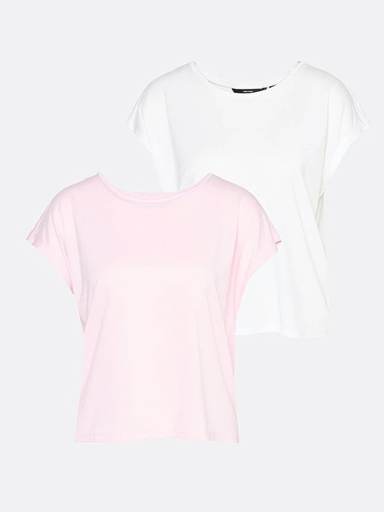 Zdjęcie produktu T-shirt basic Vero Moda różowy