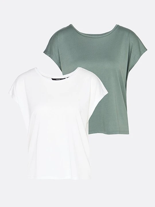 Zdjęcie produktu T-shirt basic Vero Moda zielony