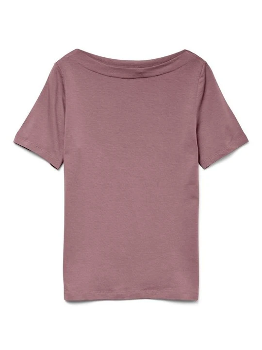 Zdjęcie produktu T-shirt basic Vero Moda jasnoróżowy