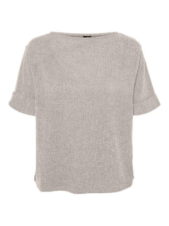 Zdjęcie produktu T-shirt basic Vero Moda beżowy