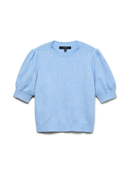 Zdjęcie produktu T-shirt basic Vero Moda jasnoniebieski