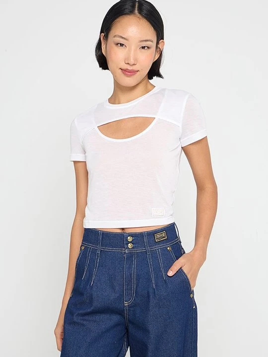 Zdjęcie produktu T-shirt basic Versace Jeans Couture biały