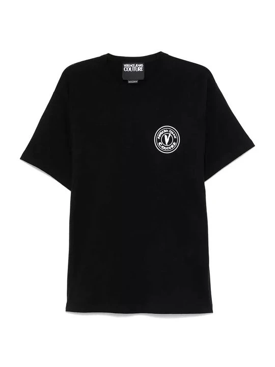 Zdjęcie produktu T-shirt basic Versace Jeans Couture czarny