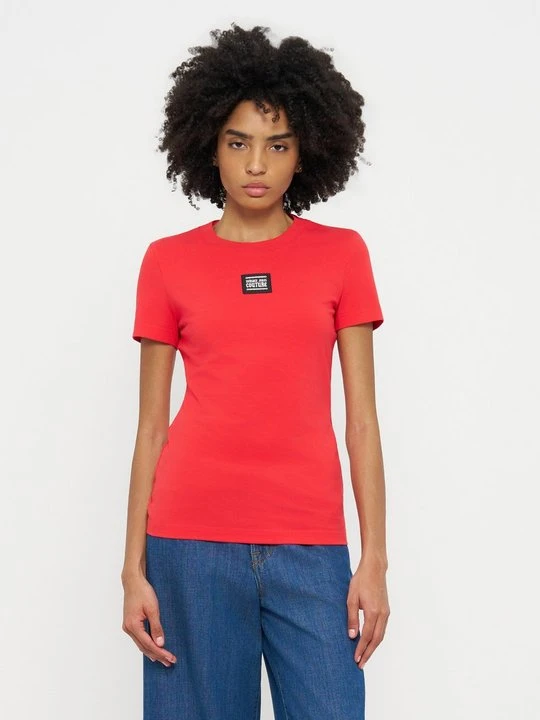 Zdjęcie produktu T-shirt basic Versace Jeans Couture czerwony