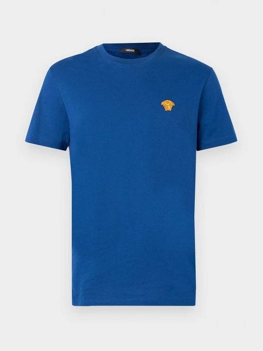 Zdjęcie produktu T-shirt basic Versace niebieski
