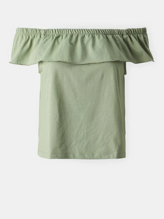 Zdjęcie produktu T-shirt basic Vila oliwkowy