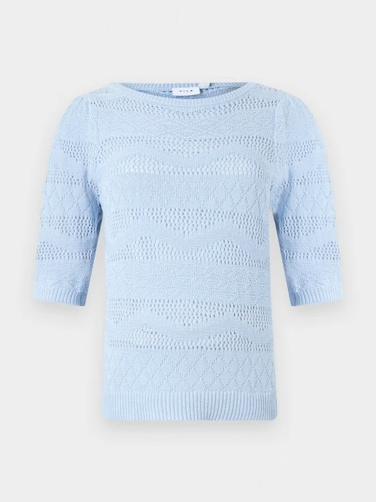 Zdjęcie produktu T-shirt basic Vila jasnoniebieski