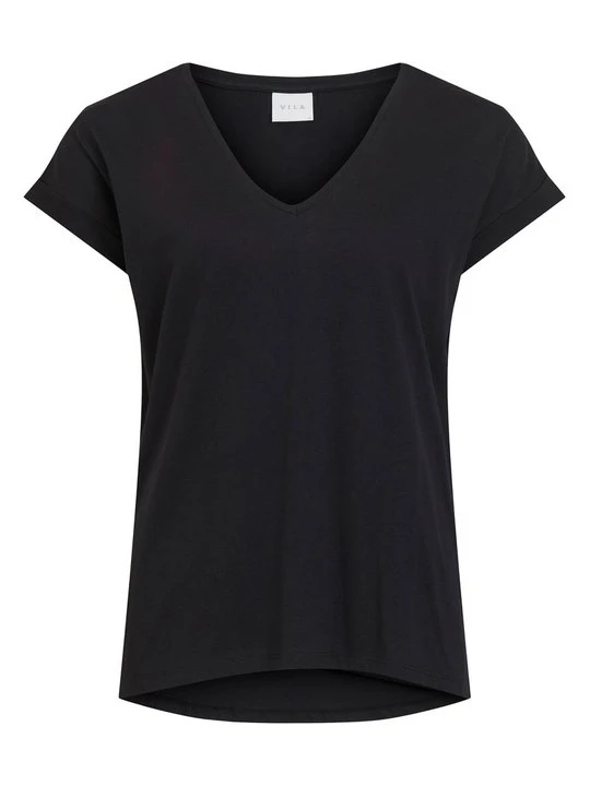 Zdjęcie produktu T-shirt basic Vila czarny