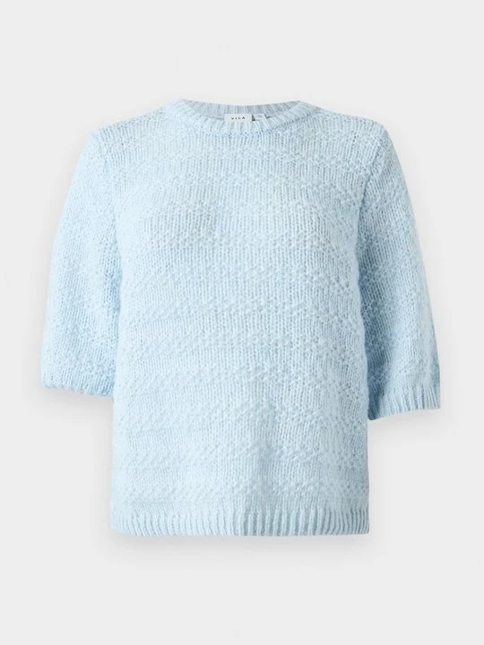 Zdjęcie produktu T-shirt basic Vila jasnoniebieski