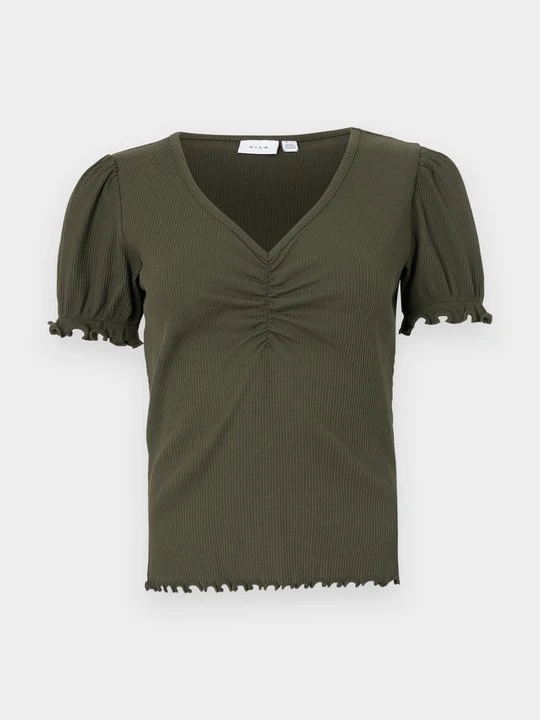 Zdjęcie produktu T-shirt basic Vila khaki