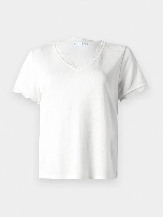 Zdjęcie produktu T-shirt basic Vila mleczny