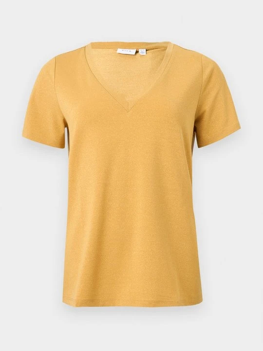 Zdjęcie produktu T-shirt basic Vila złoty