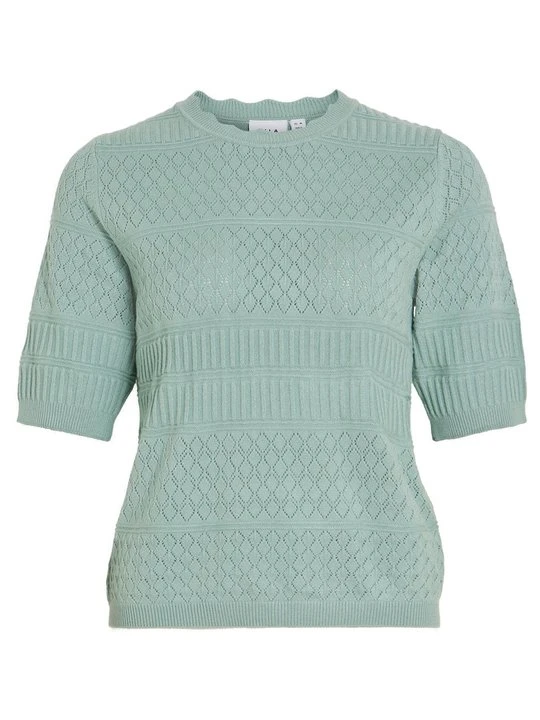 Zdjęcie produktu T-shirt basic Vila niebieski