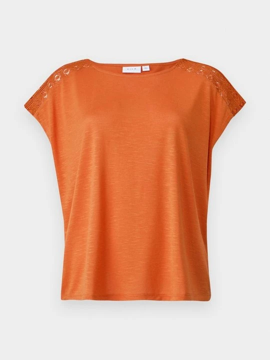 Zdjęcie produktu T-shirt basic Vila jasny brąz