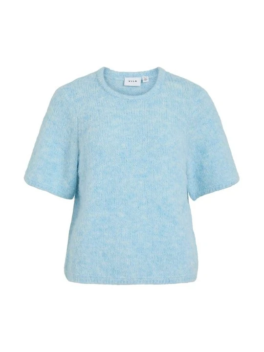 Zdjęcie produktu T-shirt basic Vila niebieski