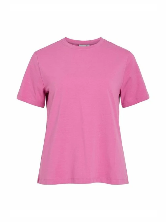 Zdjęcie produktu T-shirt basic Vila różowy