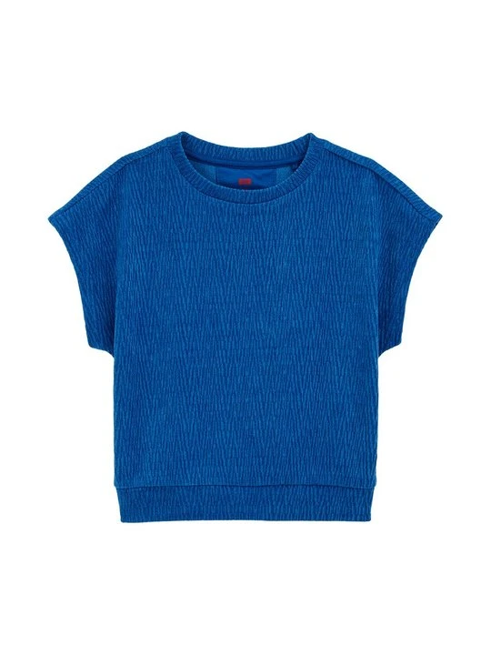 Zdjęcie produktu T-shirt basic WE Fashion granatowy