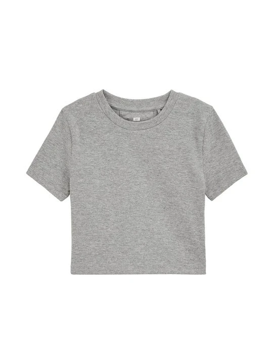 Zdjęcie produktu T-shirt basic WE Fashion jasnoszary