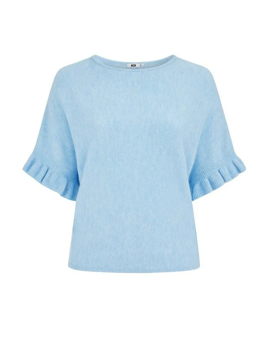 Zdjęcie produktu T-shirt basic WE Fashion jasnoniebieski