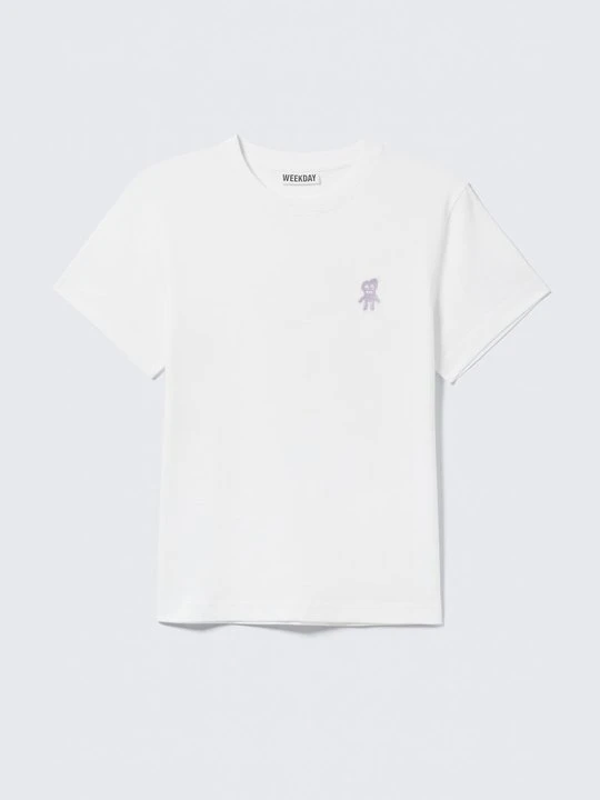 Zdjęcie produktu T-shirt basic Weekday biały