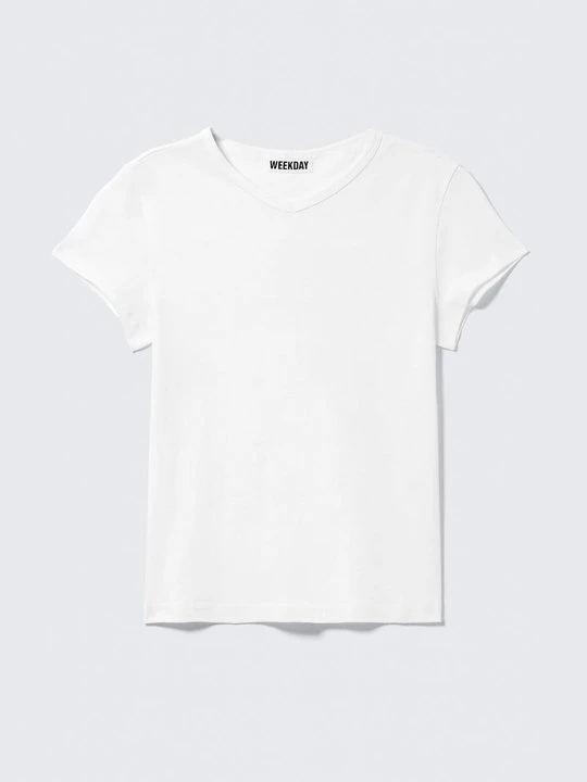 Zdjęcie produktu T-shirt basic Weekday biały