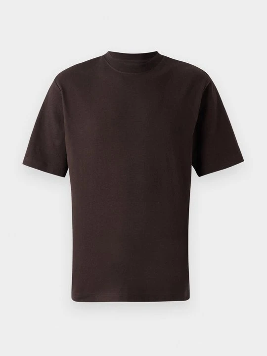 Zdjęcie produktu T-shirt basic Weekday brązowy