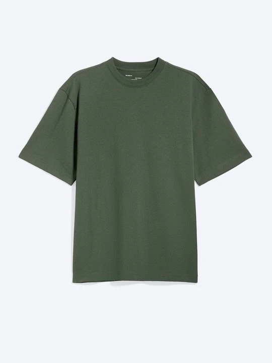 Zdjęcie produktu T-shirt basic Weekday ciemnozielony