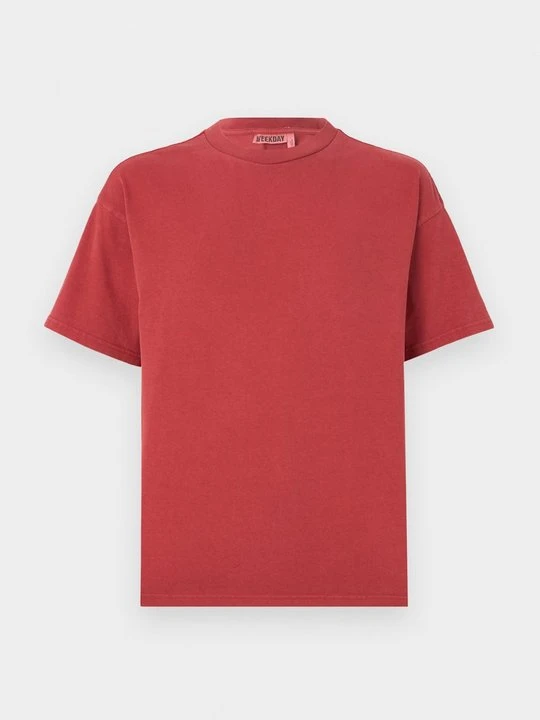 Zdjęcie produktu T-shirt basic Weekday czerwony