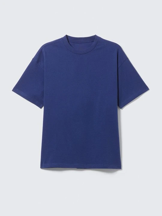 Zdjęcie produktu T-shirt basic Weekday granatowy