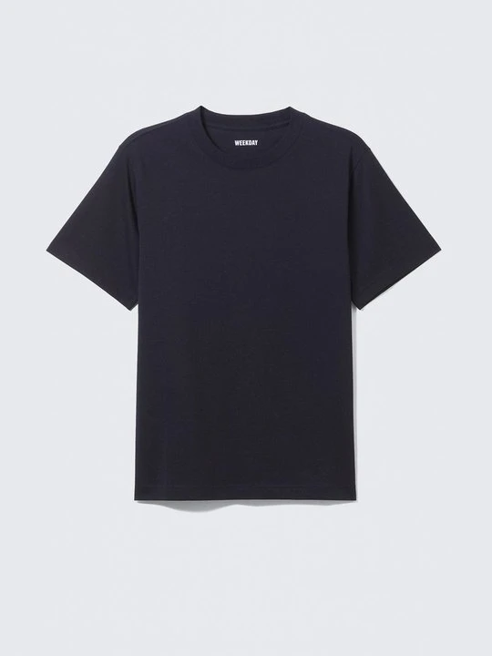 Zdjęcie produktu T-shirt basic Weekday granatowy