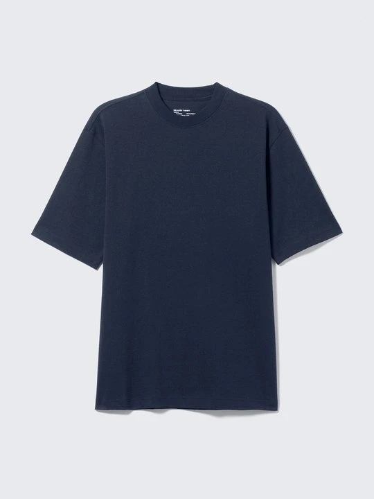 Zdjęcie produktu T-shirt basic Weekday granatowy