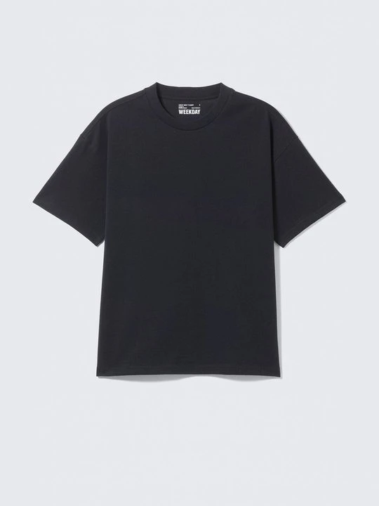 Zdjęcie produktu T-shirt basic Weekday granatowy