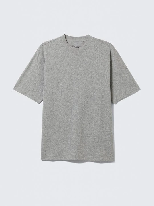 Zdjęcie produktu T-shirt basic Weekday szary