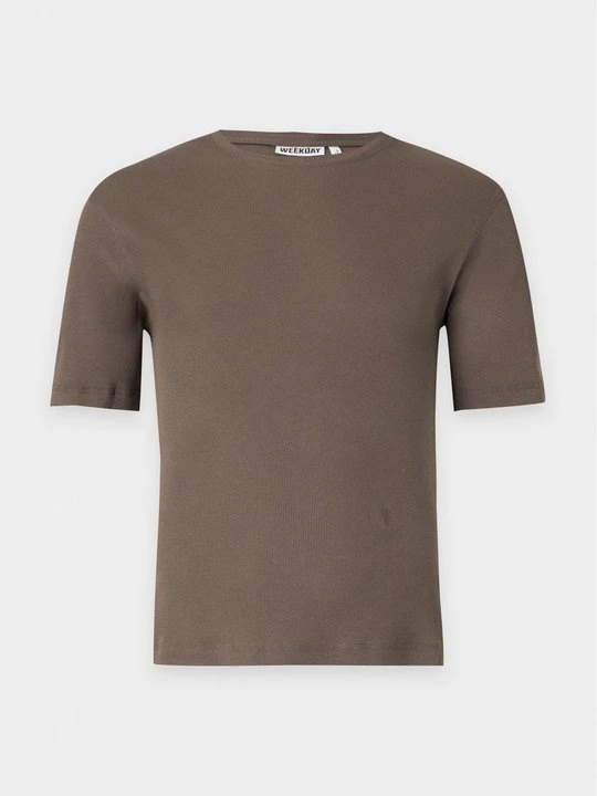 Zdjęcie produktu T-shirt basic Weekday szary