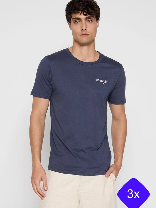 Zdjęcie produktu T-shirt basic Wrangler niebieski