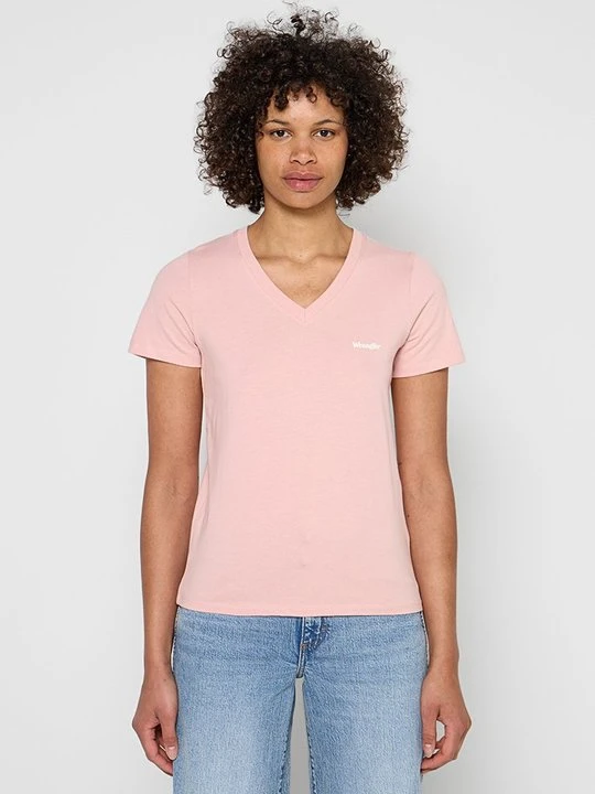 Zdjęcie produktu T-shirt basic Wrangler jasnoróżowy