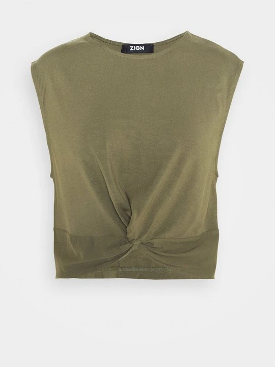 Zdjęcie produktu T-shirt basic Zign By Zalando khaki