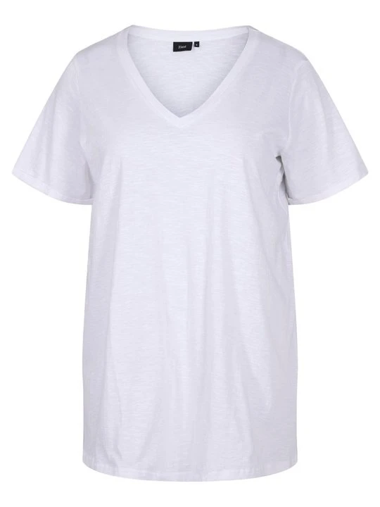 Zdjęcie produktu T-shirt basic Zizzi biały